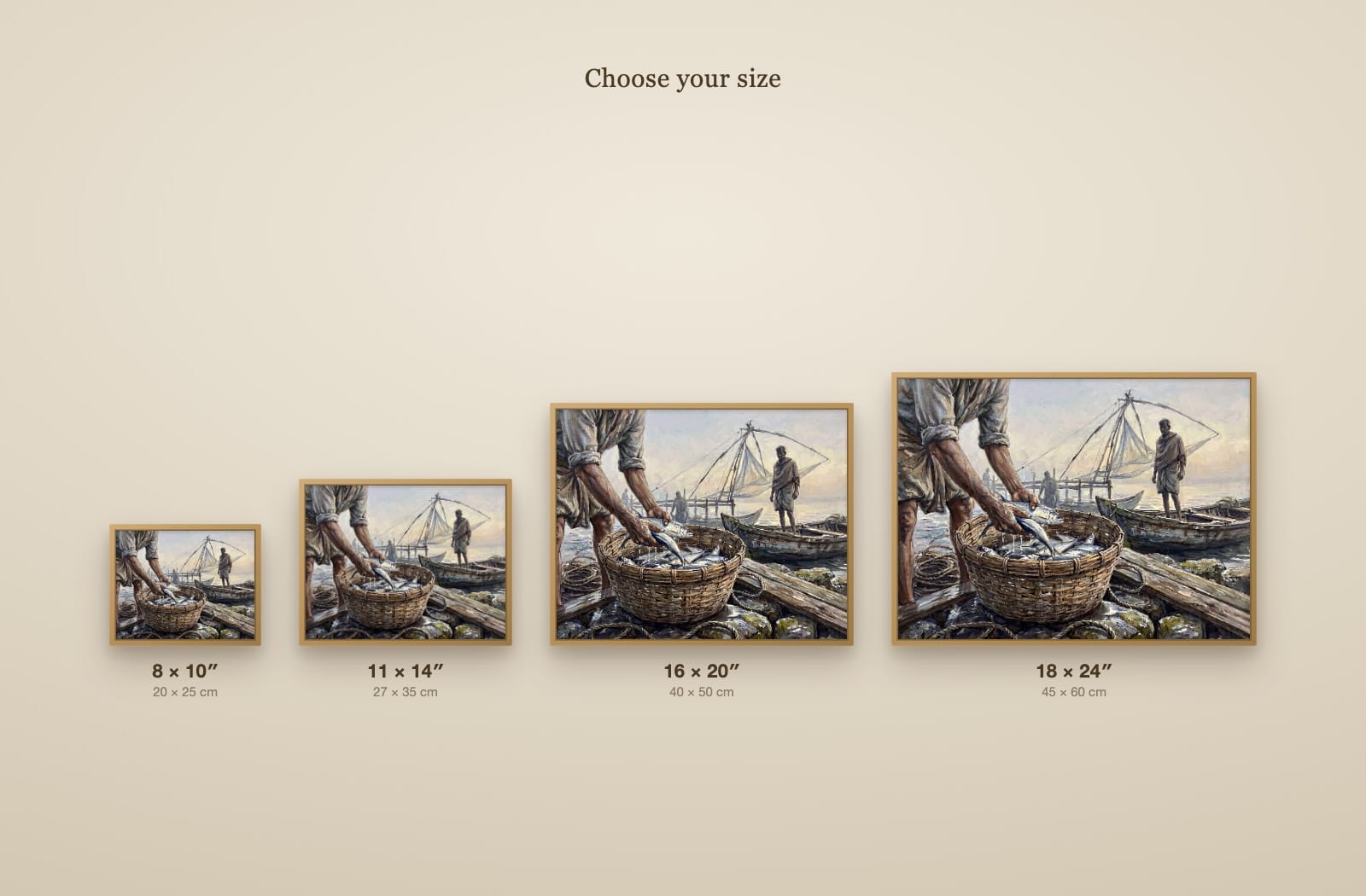 Cheena Vala, Basket First: Oil size guide