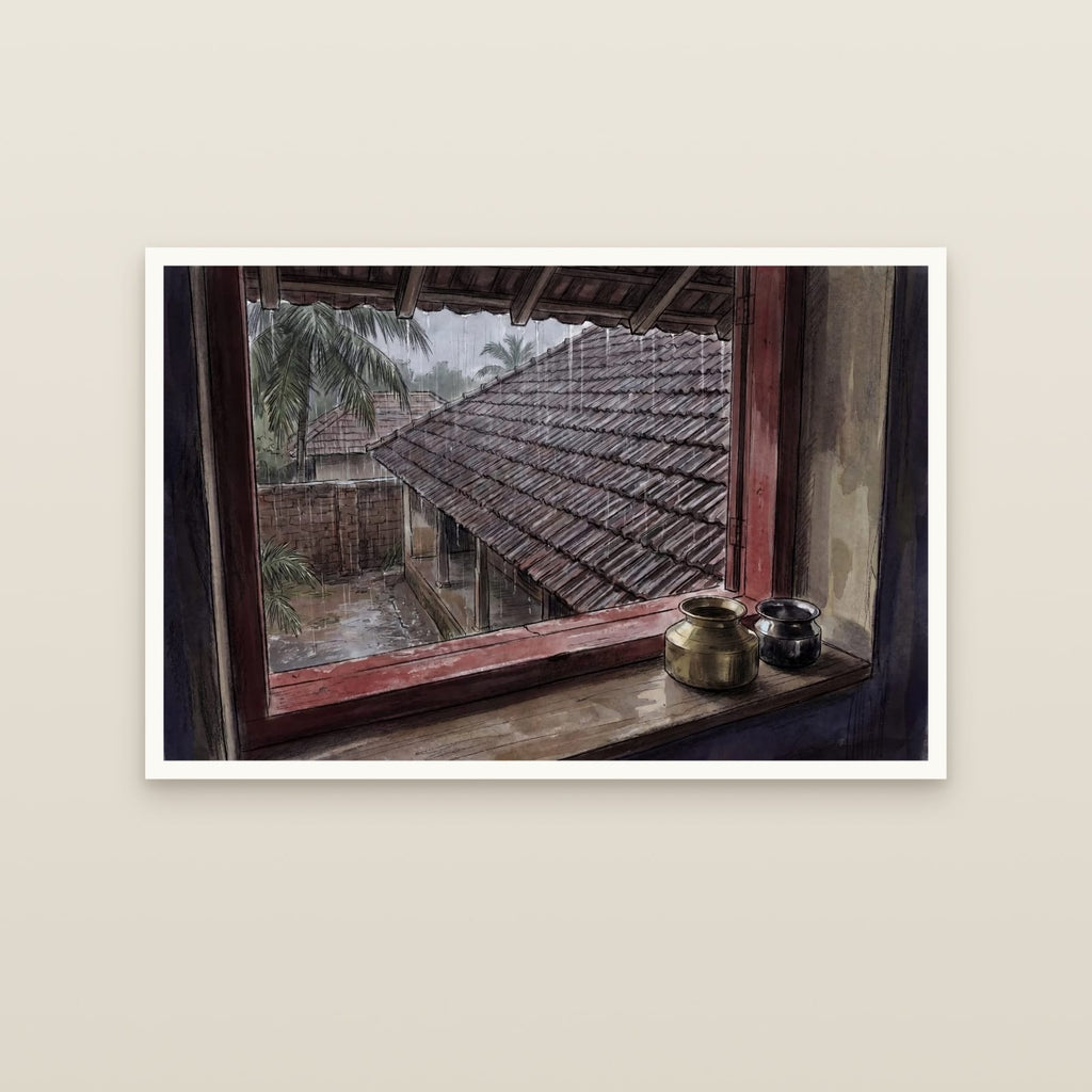 Vessels by the Monsoon Window (unframed print)
