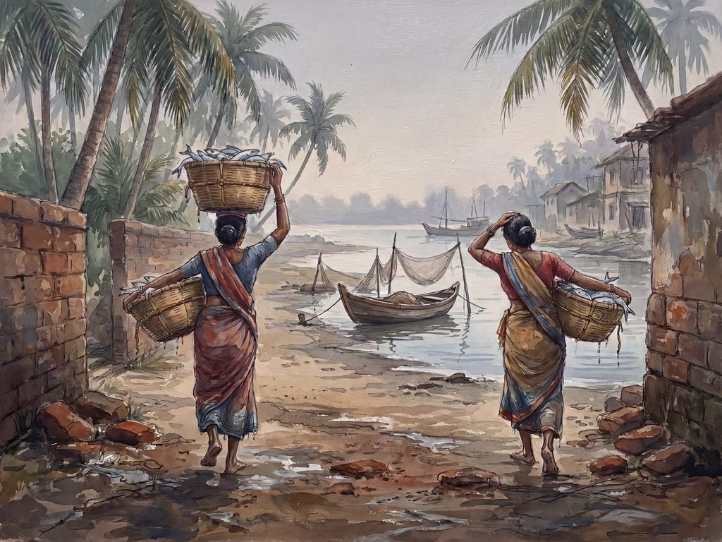 Tonse to Malpe, Baskets Homeward: Oil