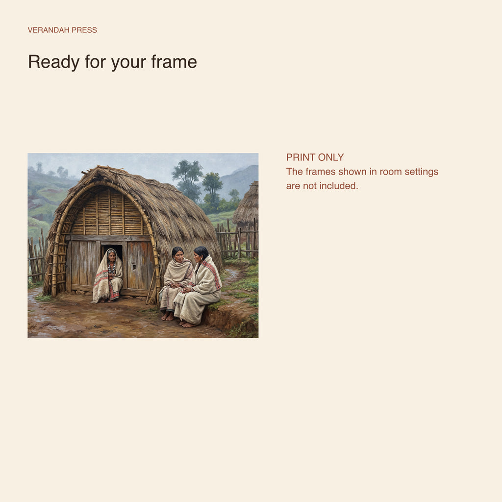 Women at the Toda Mund (unframed print)