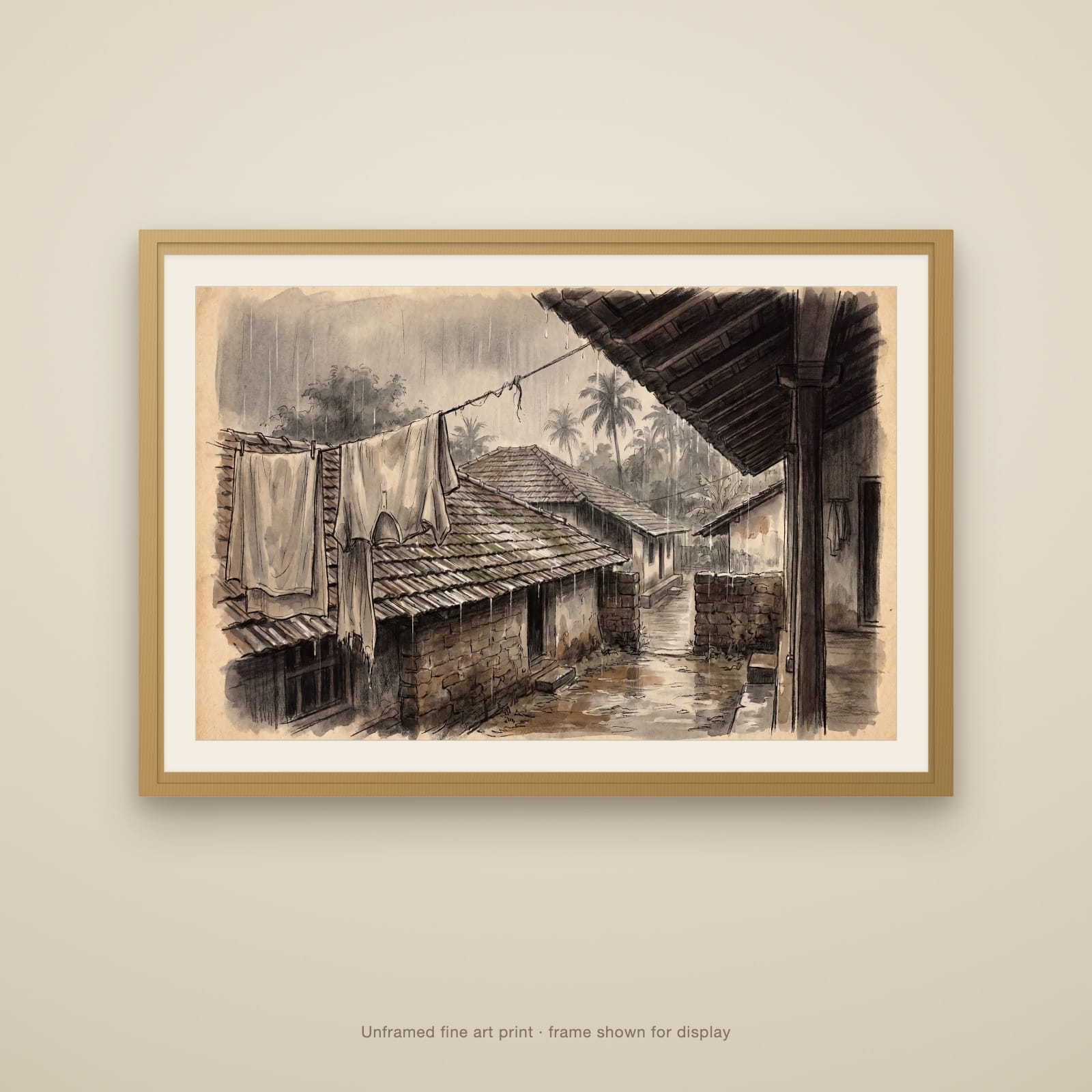 Laundry Under the Mangalore Eaves