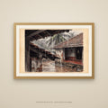 Rain at the Mangalore Roof Edge
