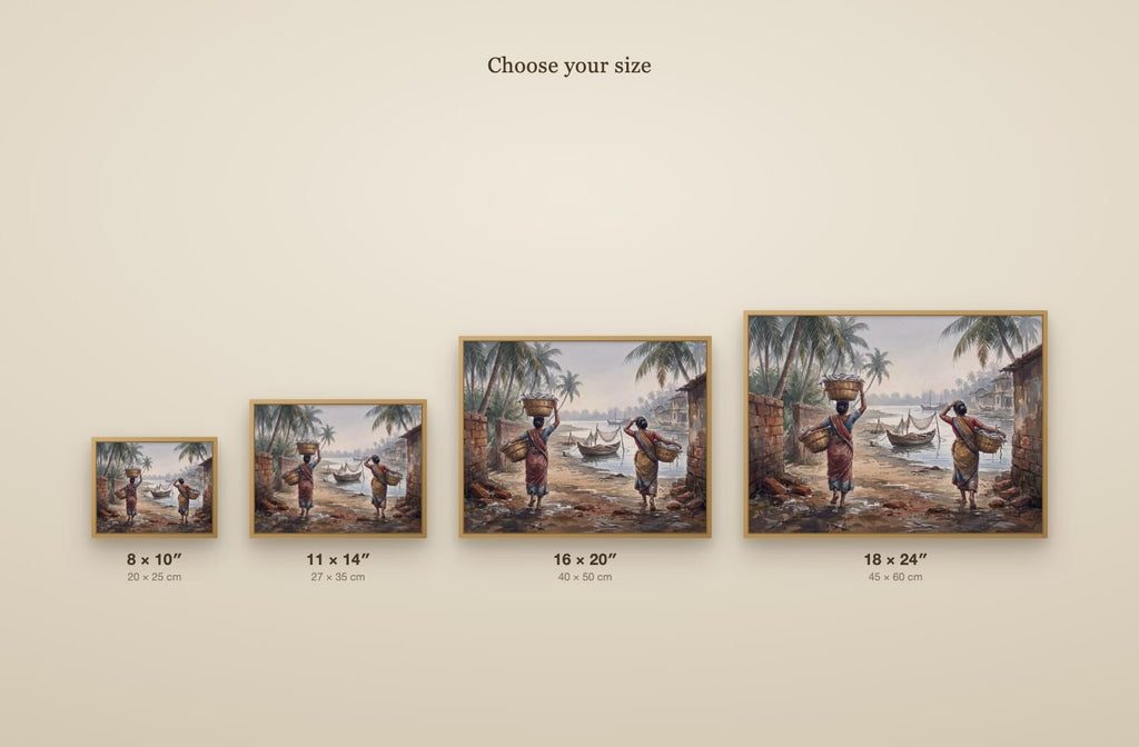 Tonse to Malpe, Baskets Homeward: Oil size guide