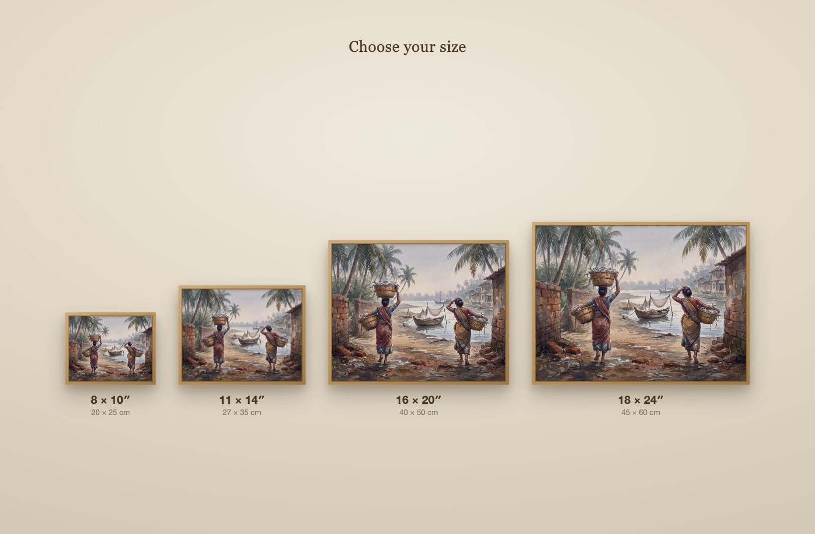 Tonse to Malpe, Baskets Homeward: Oil size guide